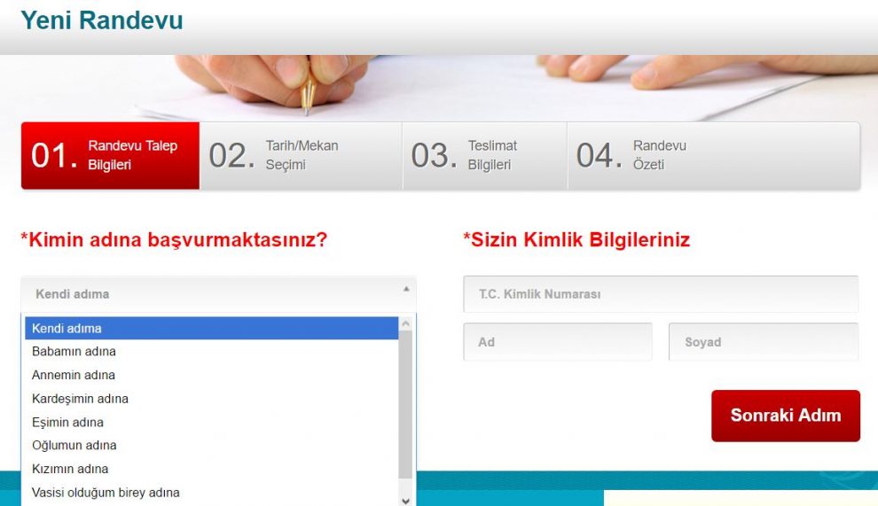 ÇipliYeni Kimlik Kartı Randevu Alma Resimli Anlatımı